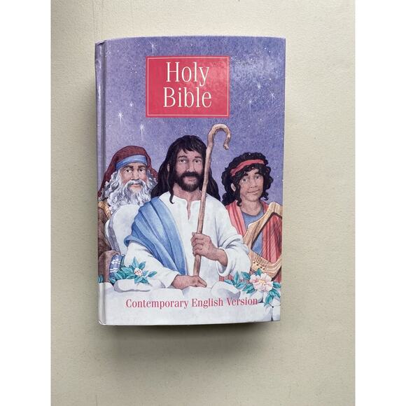 Holy Bible Children's Illustrated Edition Contemporary English Version- Used - Picture 1 of 8